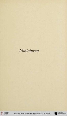 Miniaturen (Nr. 101-112)