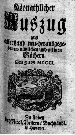 MAJUS MDCCI.