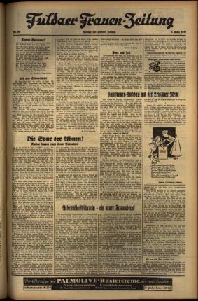Zweite Ausgabe vom Dienstag, den 09. März 1937.
