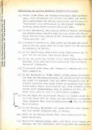 Szenenfolge