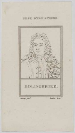Bildnis des Henry St. John Bolingbroke