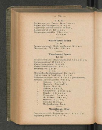Wasserbauamt Ratibor