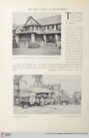 34.1908 = Nr. 135: The exhibition of the Royal Society of Painter-Etchers