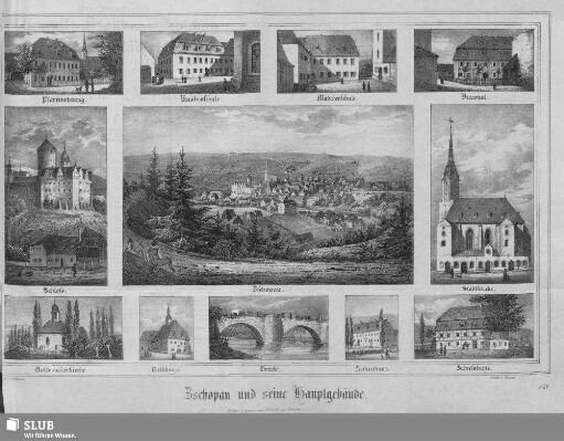 Zschopau und seine Hauptgebäude
