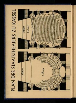 Plan des Staatstheaters zu Kassel