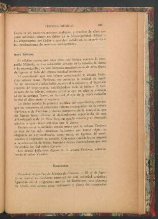Conciertos