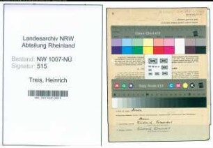 Entnazifizierung Heinrich Treis , geb. 08.06.1899 (Friseur)