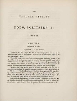 Chap. I. Osteology of the Dodo