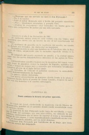 Capítulo III. - Donde comienza la historia del primer aparecido.