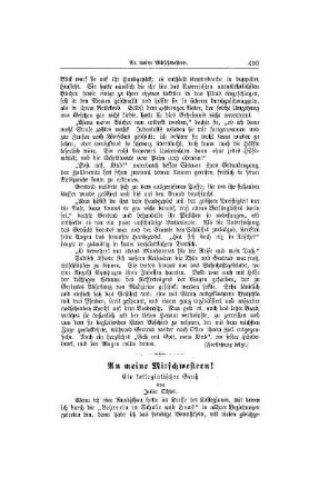 An meine Mitschwestern! : ein kollegialischer Gruß