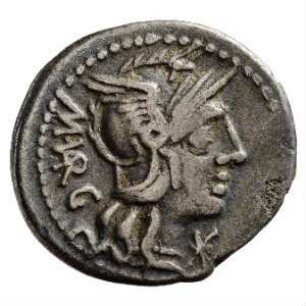 Münze, Denar, 130 v. Chr.
