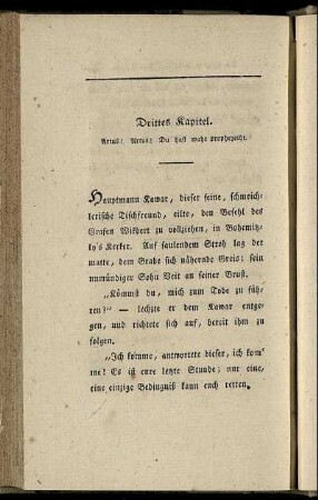 Drittes Kapitel. Artus! Artus! Du hast wahr prophezeiht.