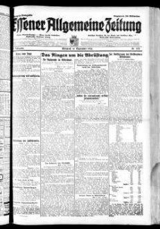 Essener allgemeine Zeitung. 1918-1943