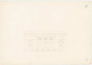 Nationaltheater, Berlin: Aufriss Schmalseite (Variante)