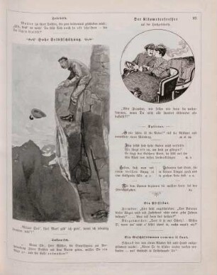 "Hohe Selbstschätzung" "Der Kilometerfresser auf der Hochzeitsreise"