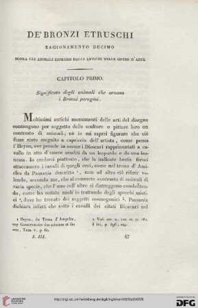 Capitolo primo