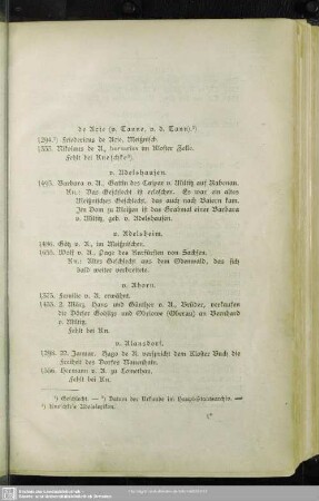 A (de Acie) - Z (v. Zwochau)