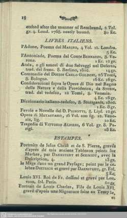 Livres italiens