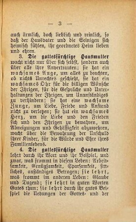 Das Bild einer gottesfürchtigen Hausmutter