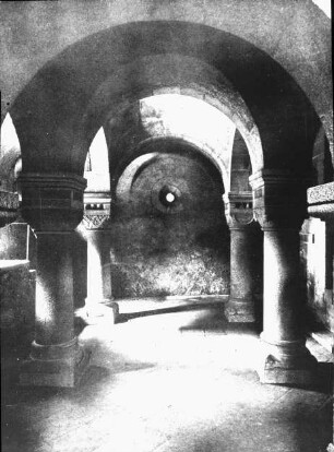 Eger/Cheb, Burg, Doppelkapelle St. Erhard, Untergeschoss