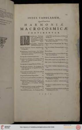 Index Tabularum