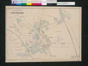 Situations-Plan von Lichterfelde