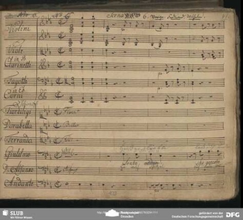 Quintetto: "Sento oddio che questo piede / Ha welch Schicksal Dich nun verlassen"