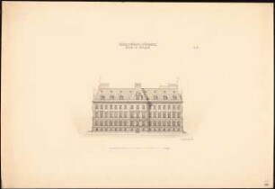 Kollegiengebäude der Kaiser-Wilhelm-Universität Straßburg: Seitenansicht