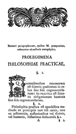 Prolegomena Philosophiae Practicae.