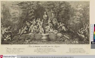 Feste de DIANE, troublée par des Satyres