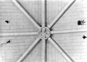 Schlussstein mit Halbfigurigem Engel
