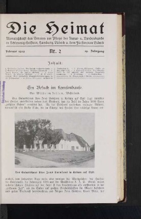 Februar 1929, Nr. 2, 39. Jahrgang