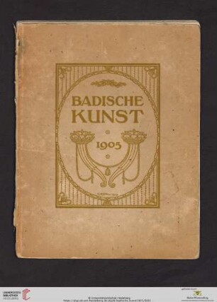 3: Badische Kunst: Jahrbuch d. Vereinigung Heimatliche Kunstpflege, Karlsruhe