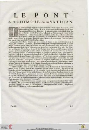 Le Pont du Triomphe, ou du Vatican
