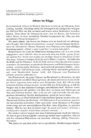 Athene im Rügge