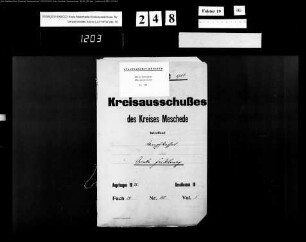 Dampfkessel im Amt Fredeburg Bd.1