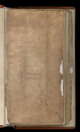 Fragmente Necrologium (vorderer Spiegel und fliegendes Blatt)