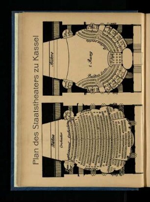Plan des Staatstheaters zu Kassel