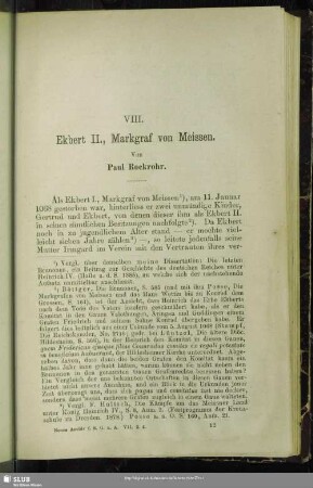 VIII. Ekbert II., Markgraf von Meissen