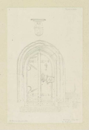 Portal des Rathauses in Überlingen