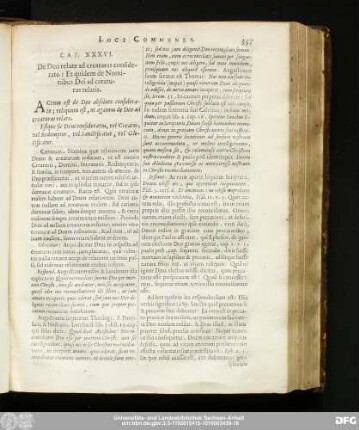 Cap. XXXVI. De Deo relate ad creaturas considerato : Et quidem de Nominibus Dei ad creaturas relatis.