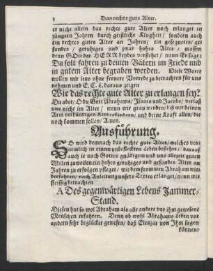 Ausführung.