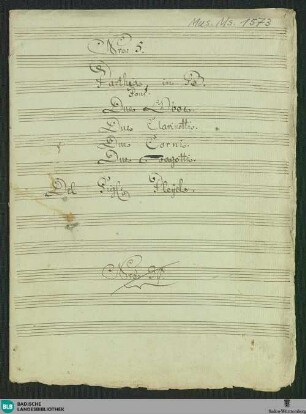 Quartets. Excerpts. Arr - Don Mus.Ms. 1573 : ob (2), cl (2), fag (2), cor (2); A; BenP 303/3 BenP 303/2 BenP 334/3 BenP 334/1
