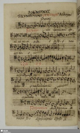 Praetorius, Hieronymus: Magnificat in 2.Ton (hypodorisch)
