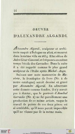 Oeuvre d’Alexandre Algardi