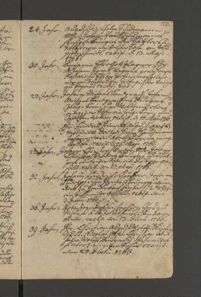 Bürgerbuch der Stadt Zeitz - 1701-1801