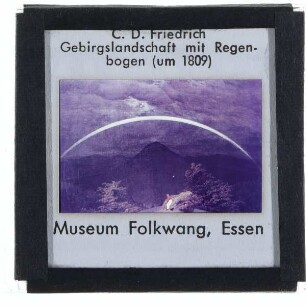 Friedrich, Gebirgslandschaft mit Regenbogen (Essen MF G 46)