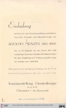 Einladung