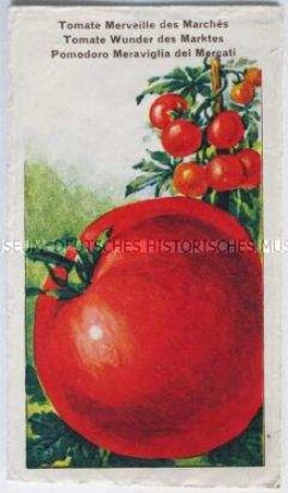 Tarnschrift der KPD mit einem Aufsatz von Gustav Regler zur aktuellen Lage, versteckt in einem Umschlag mit Saatgut für Tomaten
