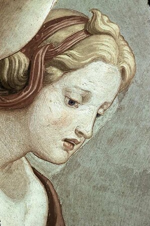 Psyche betrachtet den schlafenden Amor